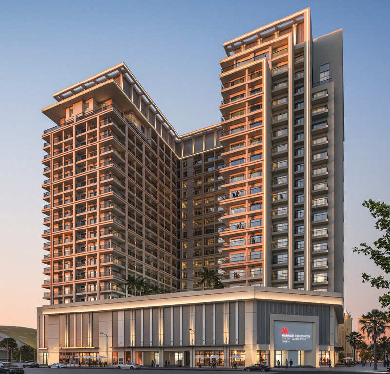 Marriott Residences Sheikh Zayed Road — 2BR Апартаменты