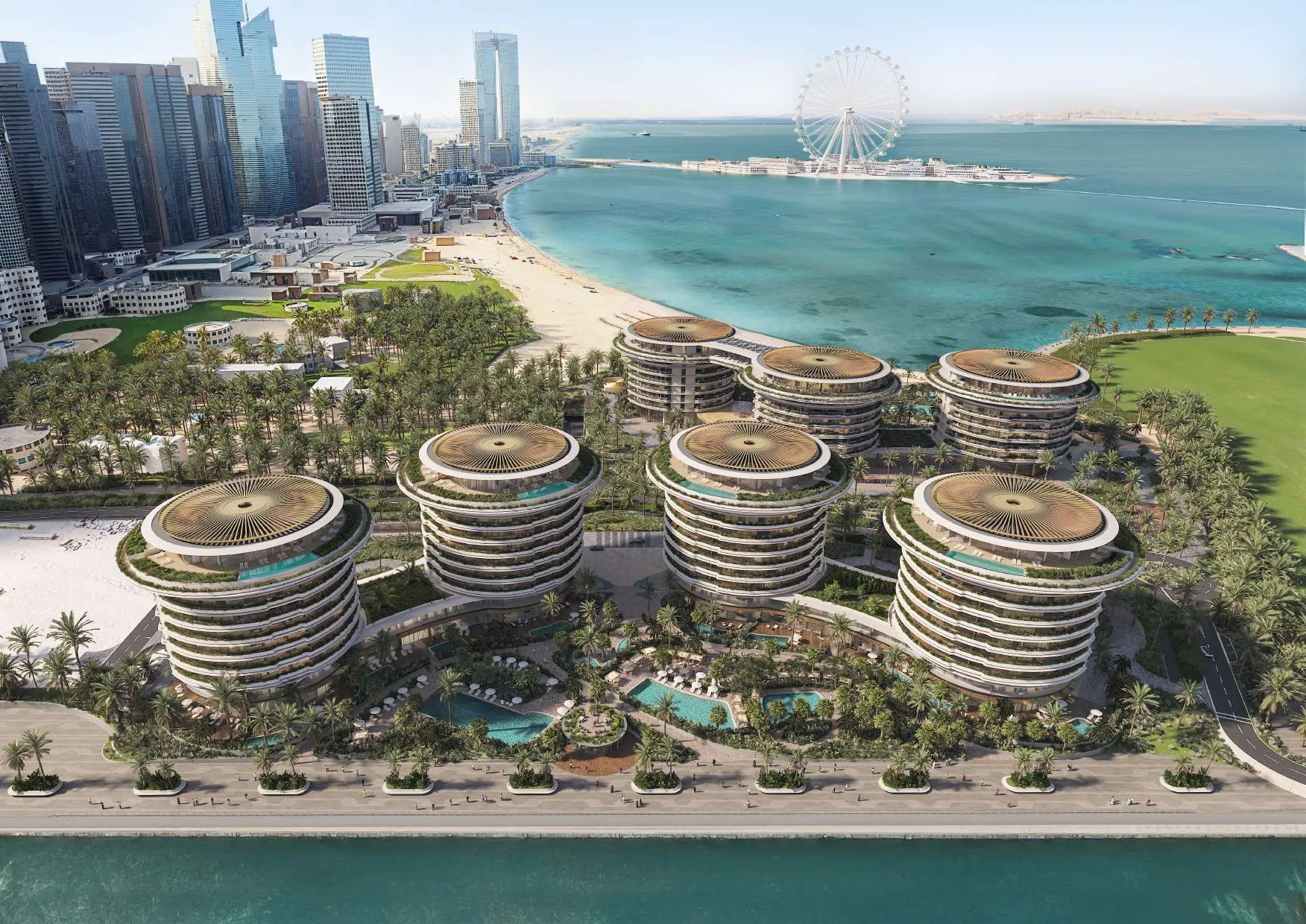 The Residences at The Dubai Beach EDITION — 3BR Апартаменты