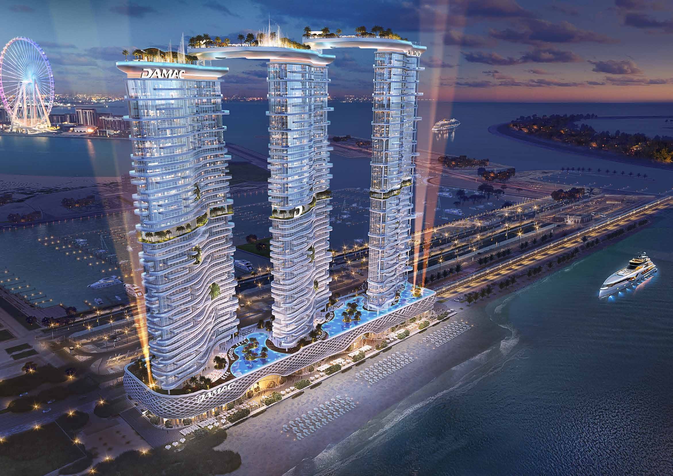 Damac Bay — 1BR Апартаменты