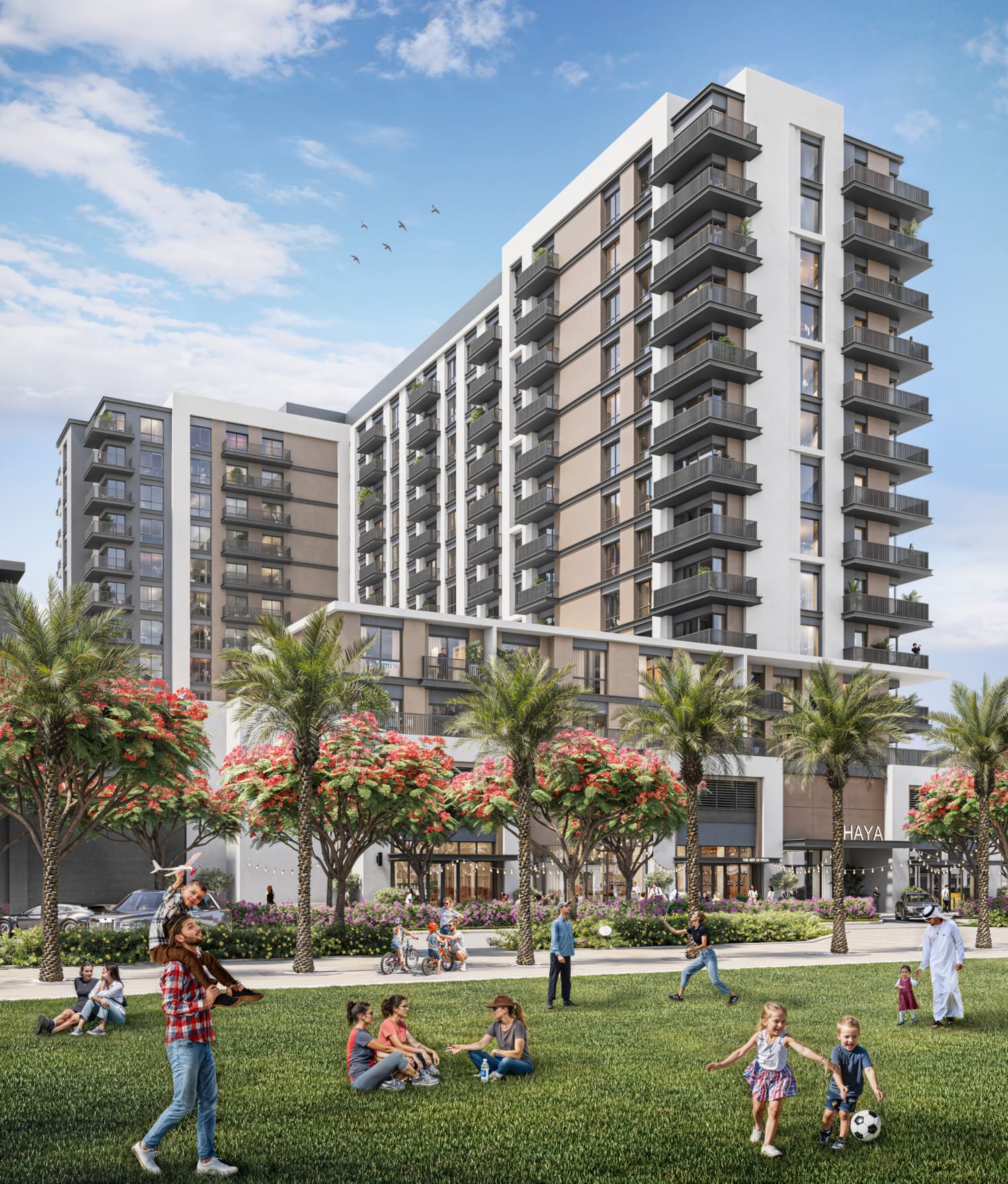 Haya on the Park — 2BR Апартаменты