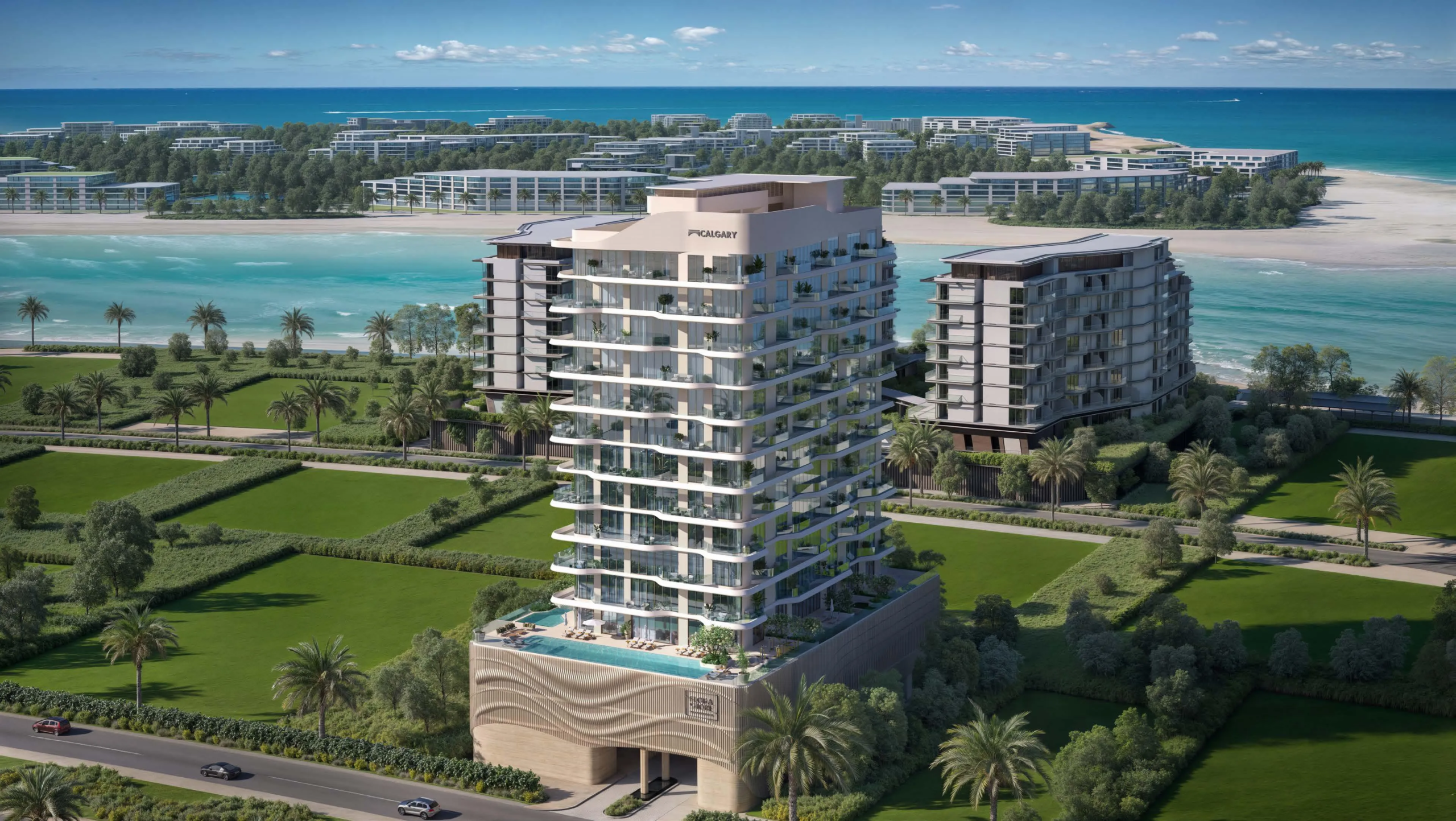 Flora Shore Beachside Residences — 3BR Апартаменты