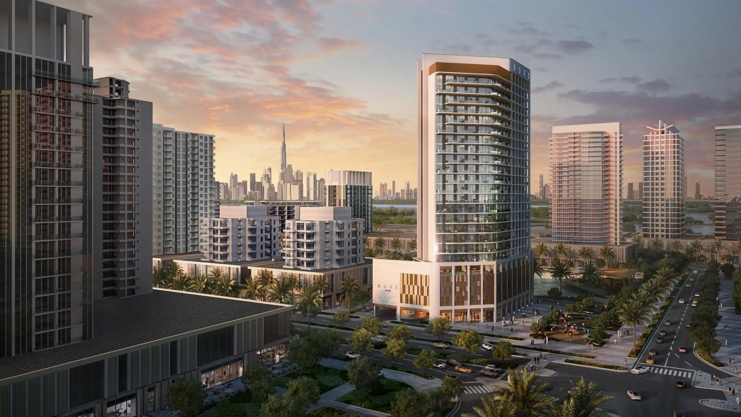 Rove Home Meydan Horizon — 1BR Апартаменты