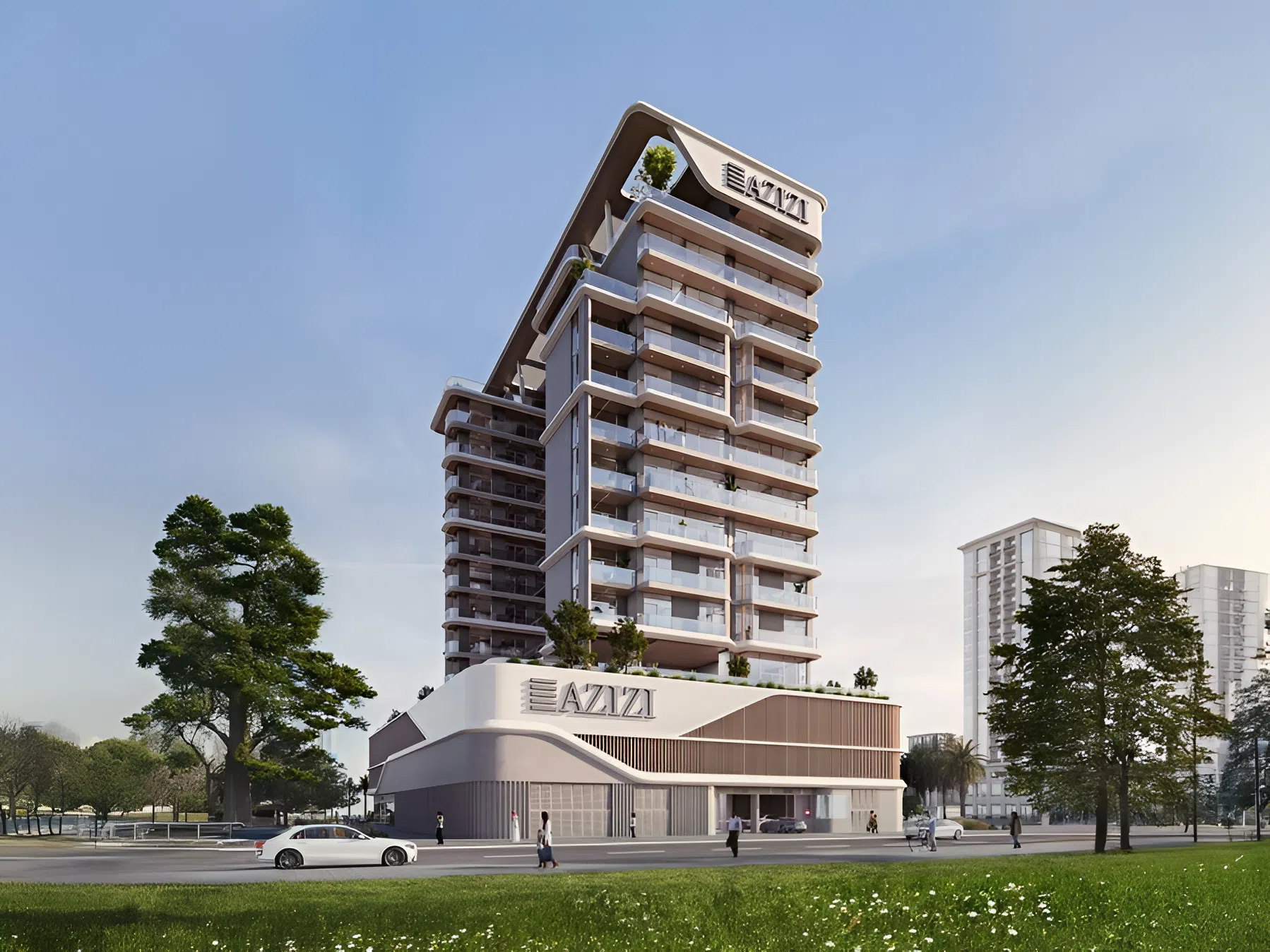 Azizi Sakandar — 1BR Апартаменты