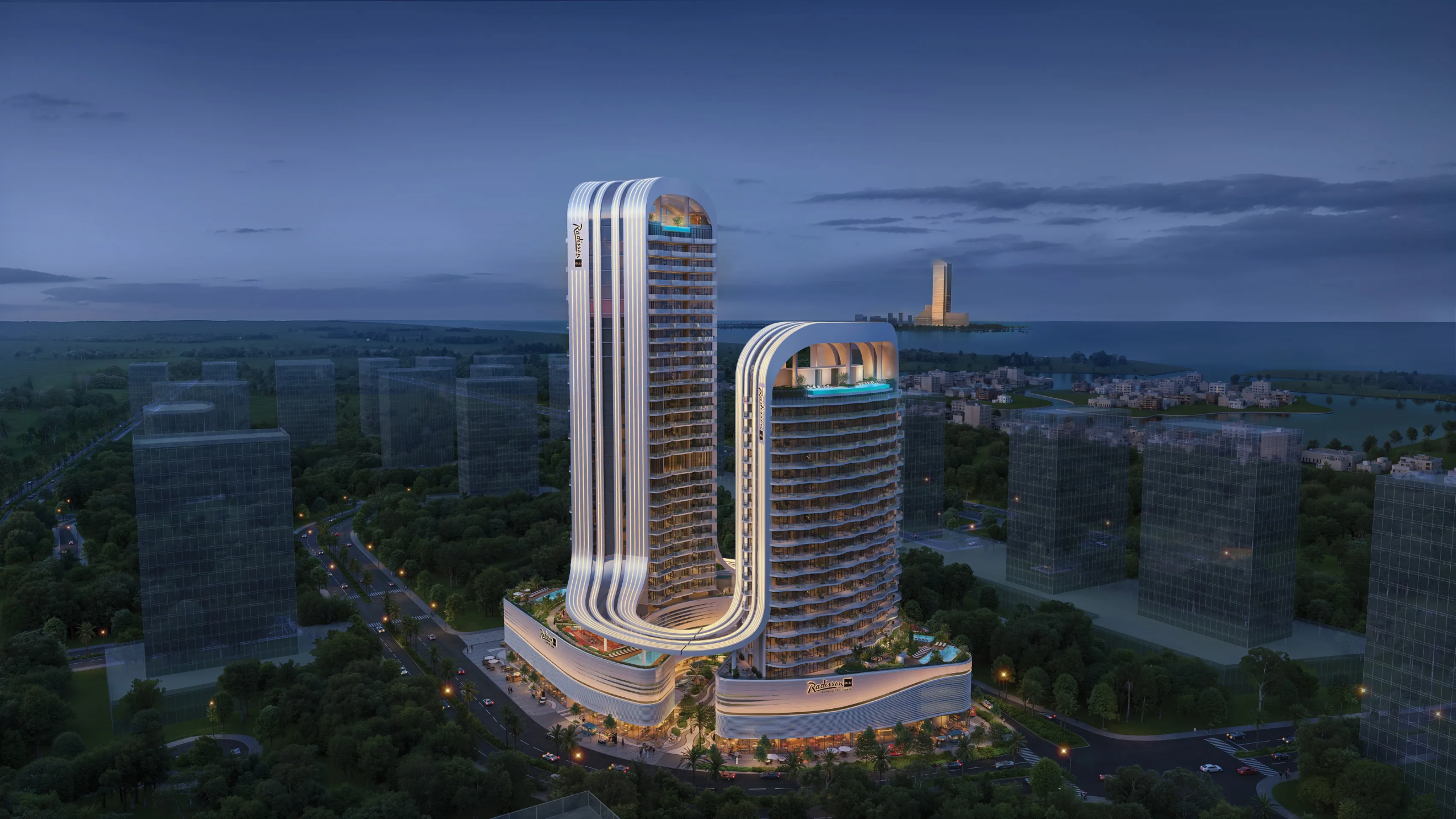 Radisson Blu Hotel & Residences — 3BR Апартаменты