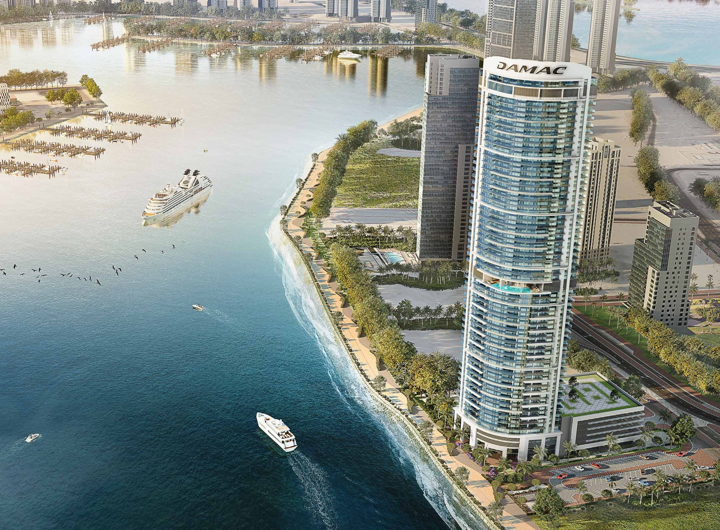 Damac Harbour Lights — 2BR Апартаменты