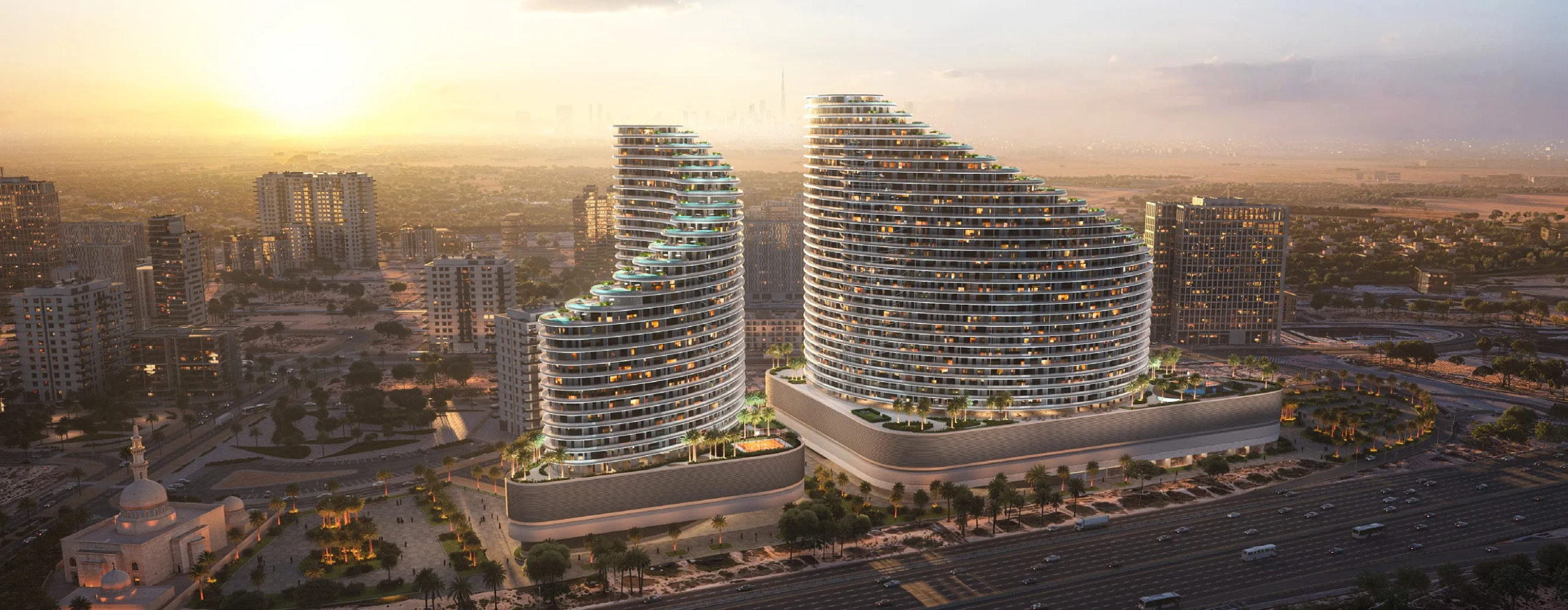 Binghatti Skyflame — 2BR Апартаменты