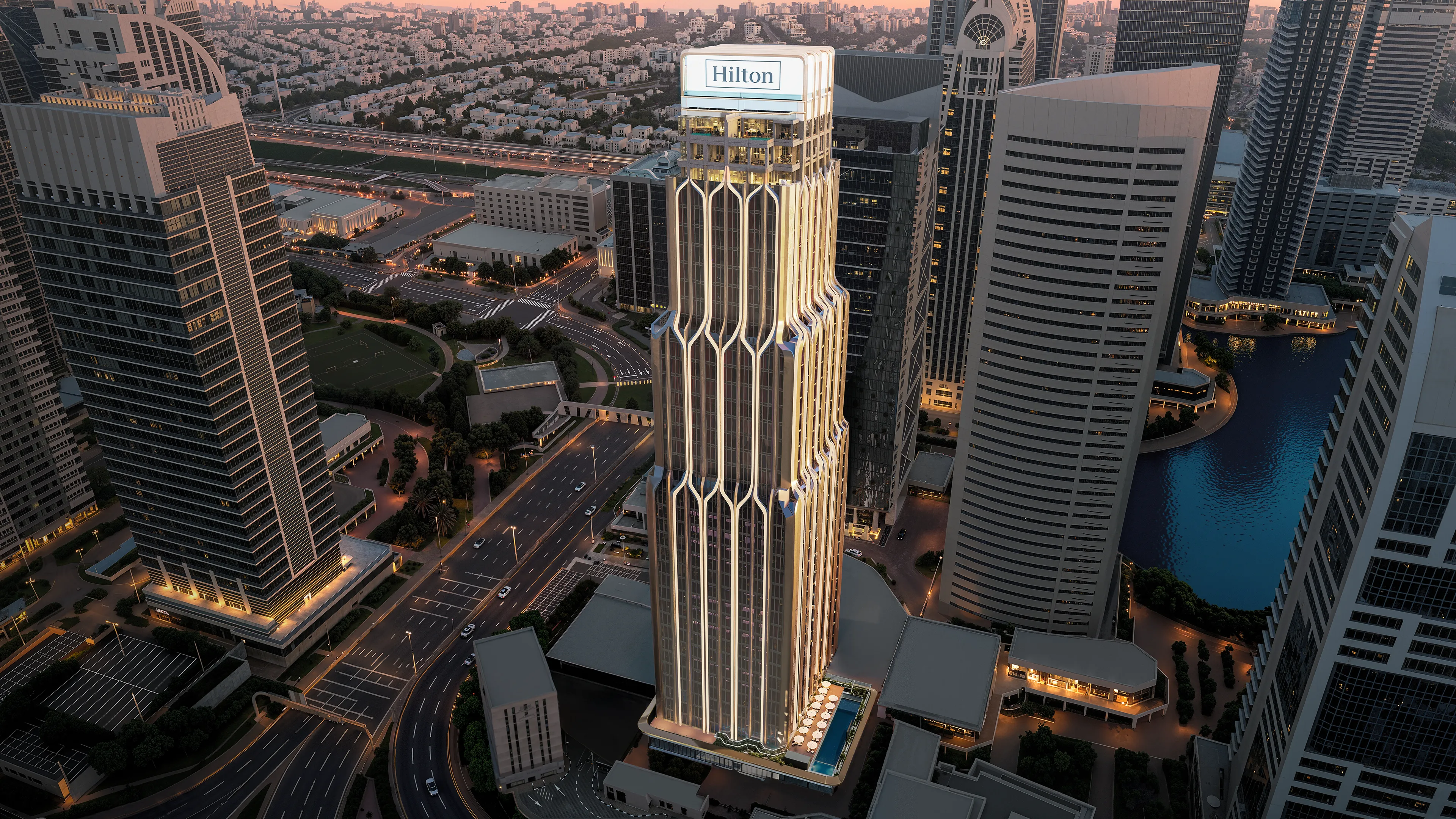 Hilton Residences Dubai JLT — вид