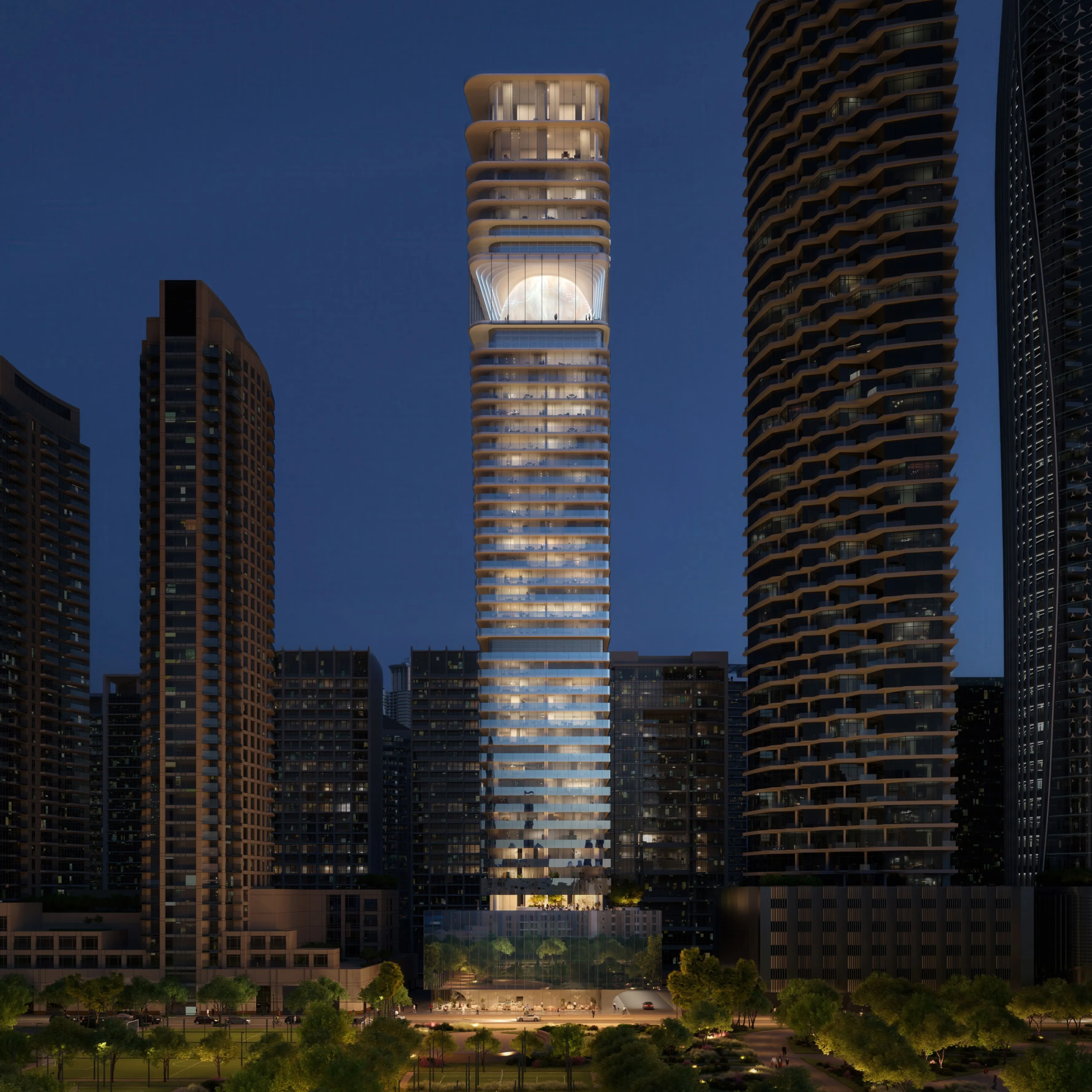 Inaura Hotels & Residences Downtown — 3BR Апартаменты