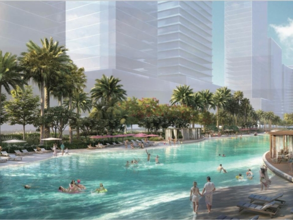 The Waterway — 2BR Апартаменты