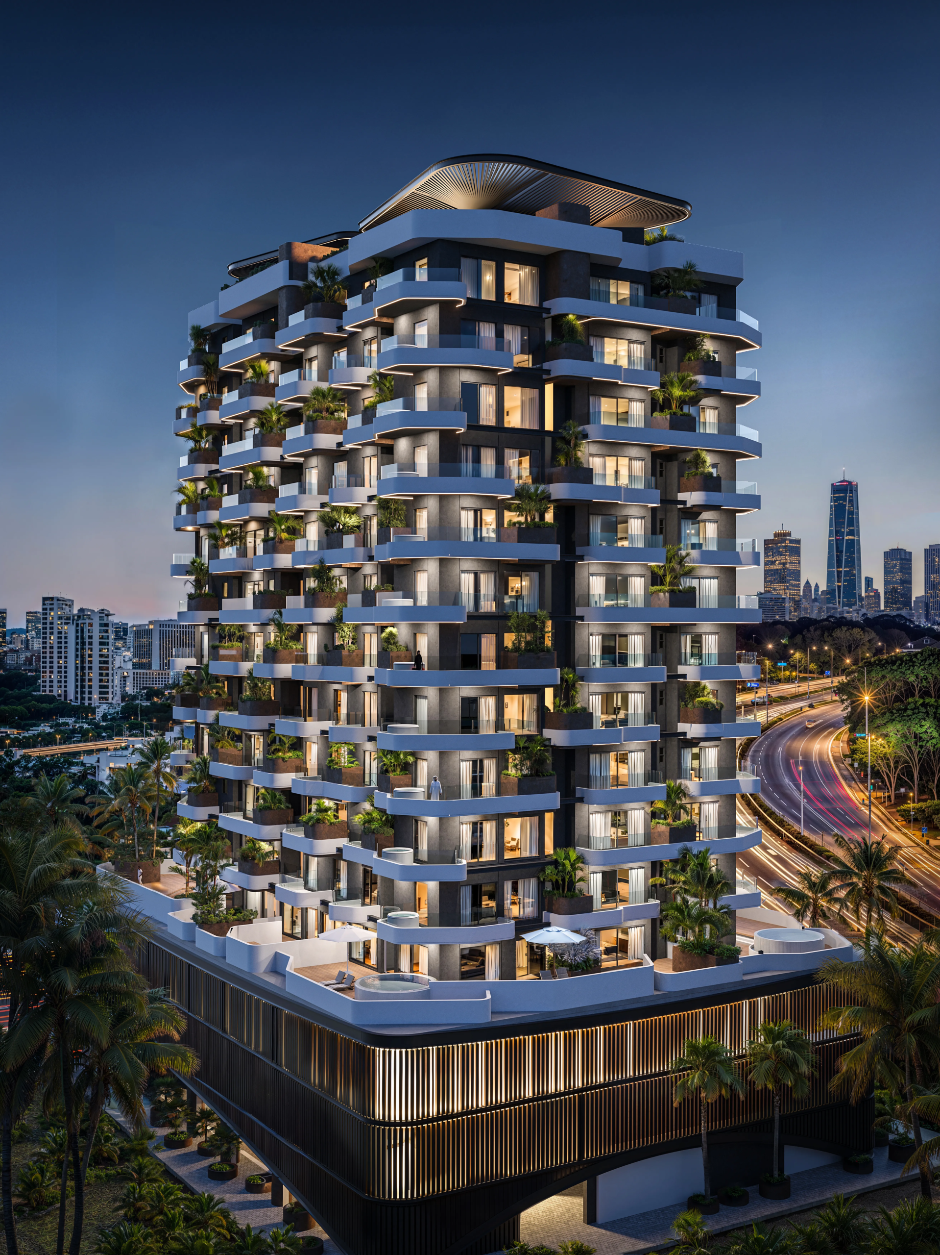 Marea Residences — 1BR Апартаменты