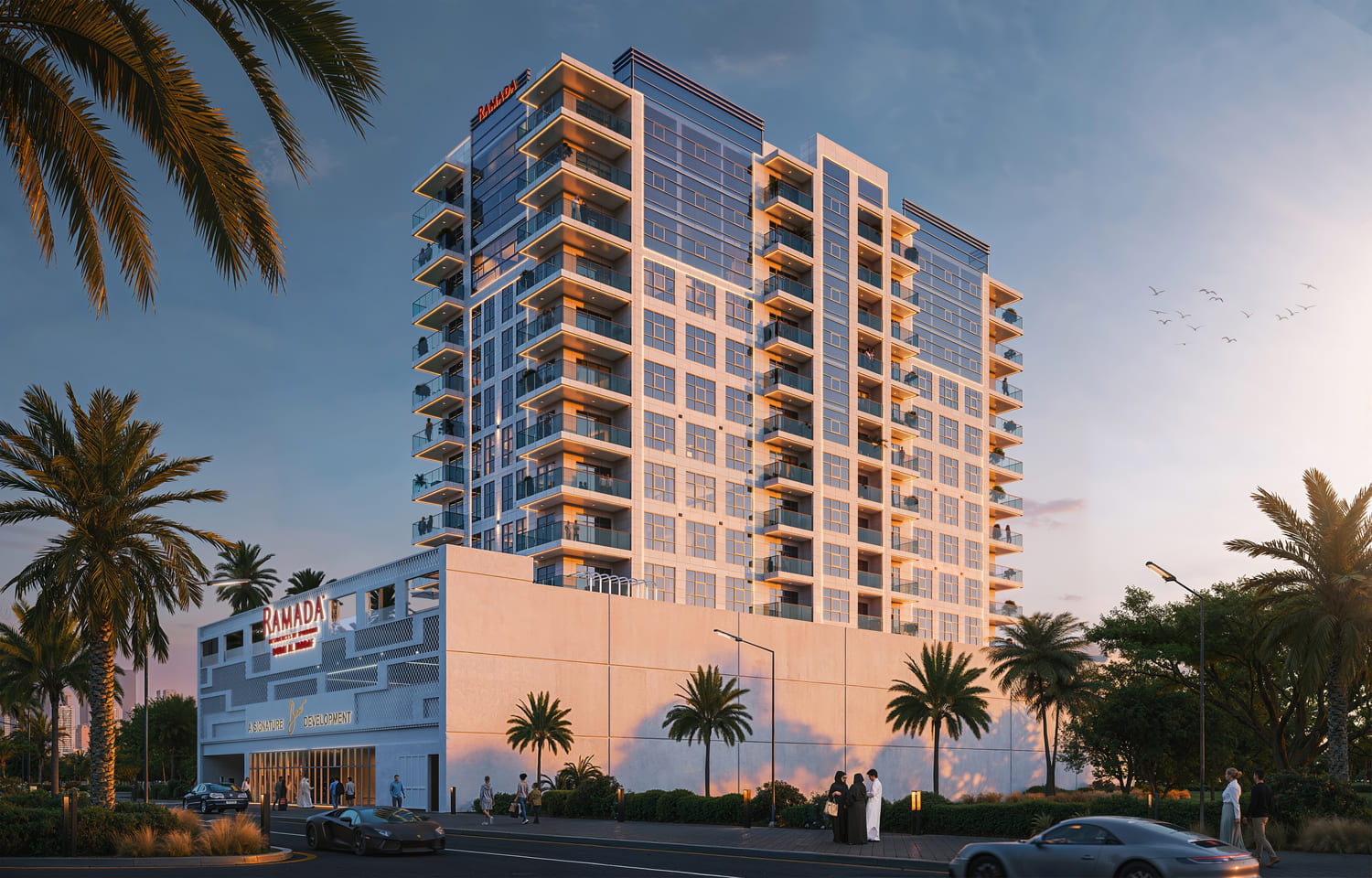 Ramada Residences by Wyndham — 1BR Апартаменты