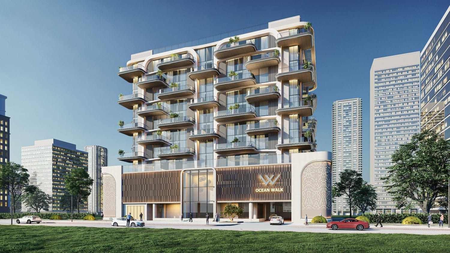 Wellington Ocean Walk — 1BR Апартаменты