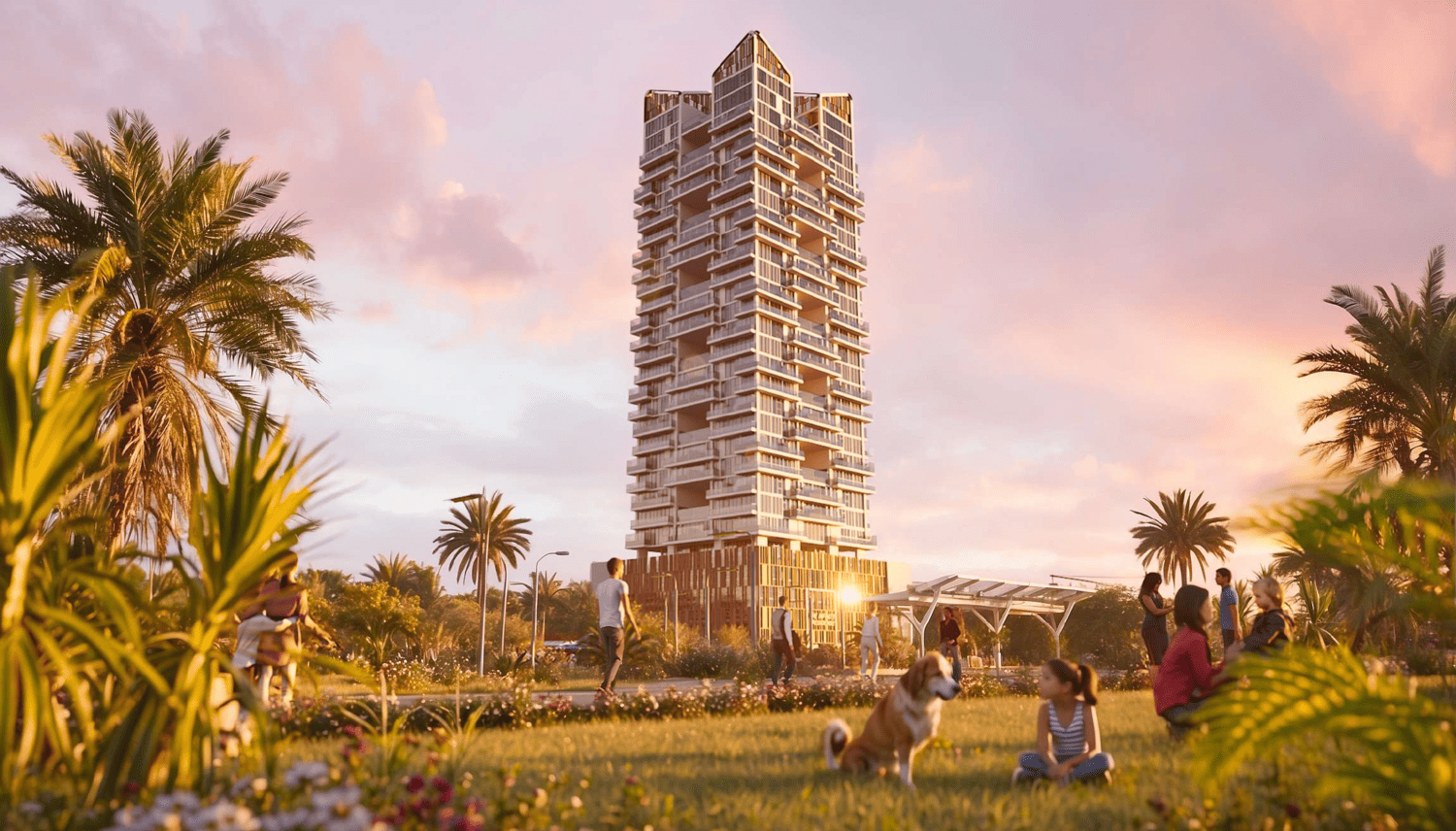 Gharbi 2 Residences — 2BR Апартаменты
