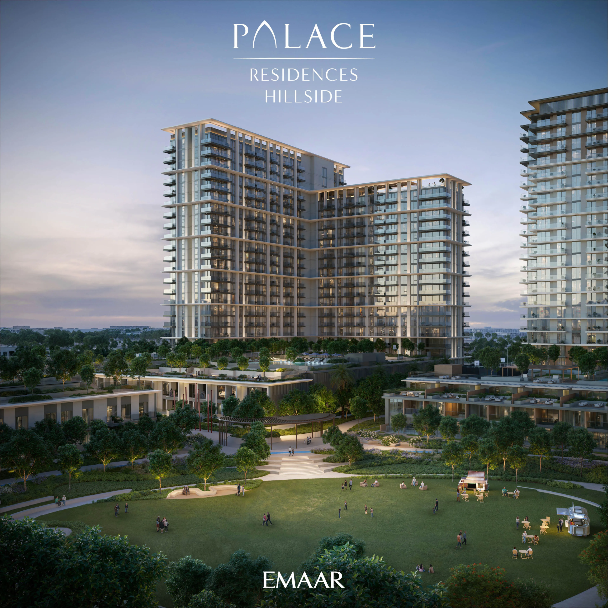 Palace Residences Hillside — 2BR Апартаменты