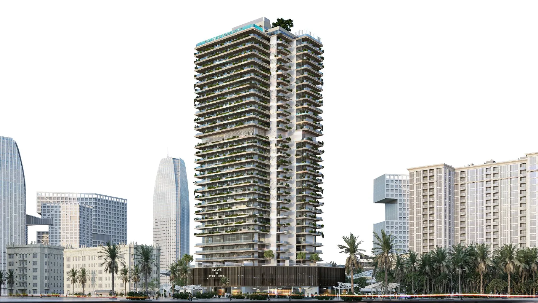 Sky Line by Peace Homes — 2BR Апартаменты