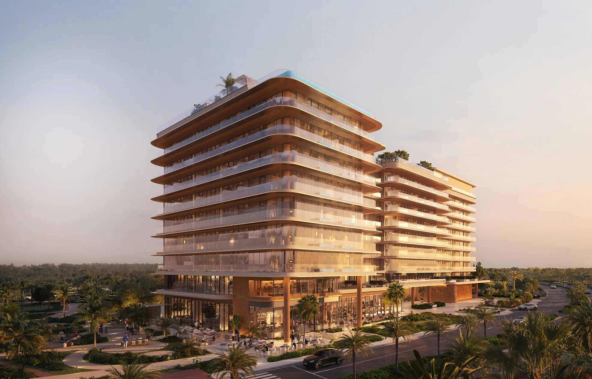 Soléva Beach Residences — 2BR Апартаменты