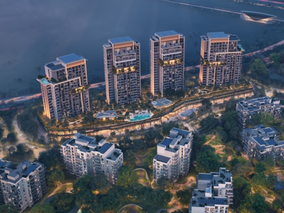 Ghaf Woods Distrikt — 2BR Апартаменты