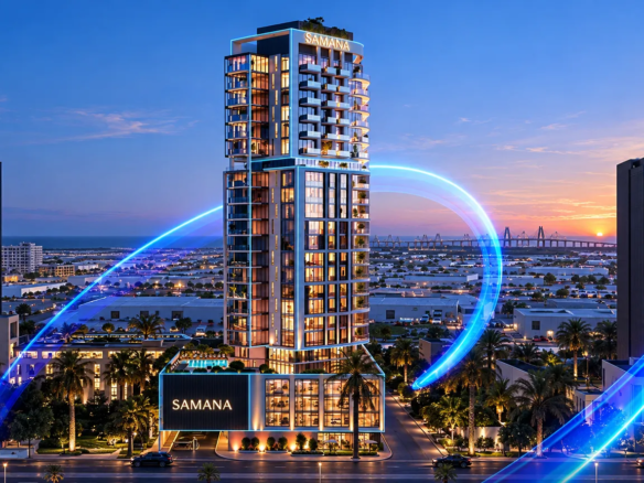 Samana Downtown One — 2BR Апартаменты