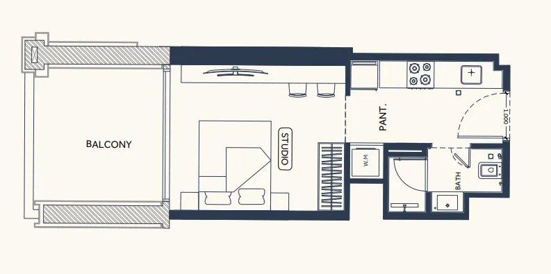 Binghatti Elite — планировка None BR Type A