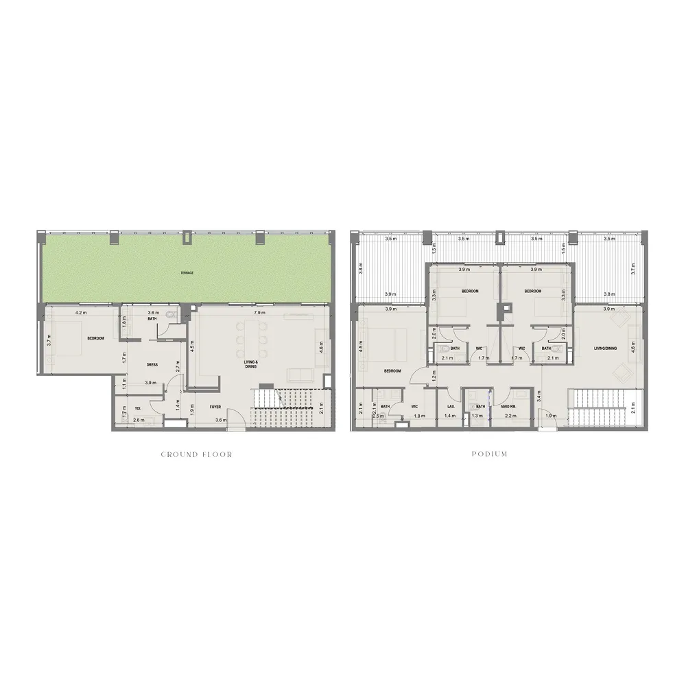 Blue Marina Residence — планировка 4brD_G03