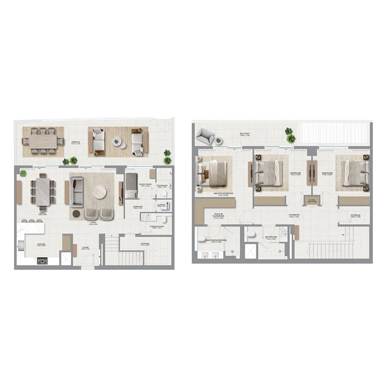 Golf Meadow — планировка 3 BR Type D