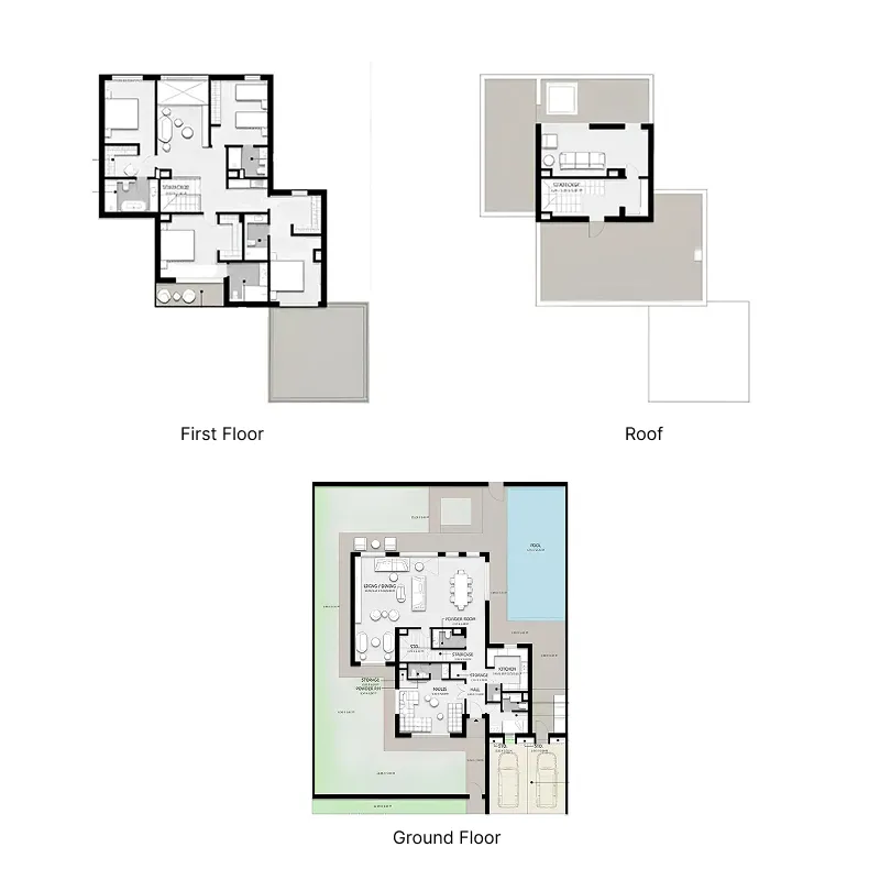 Hayyan — планировка 4 BR Type A