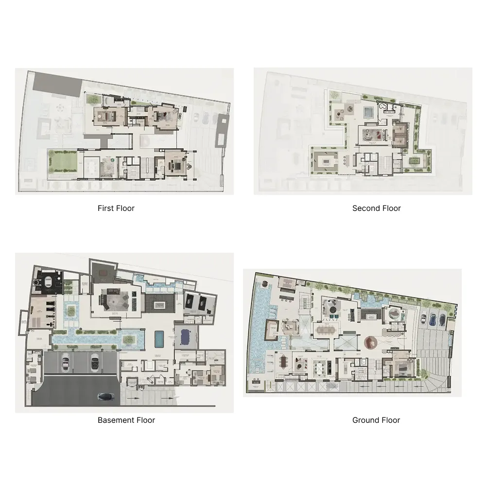Mews Mansions — планировка 5br mansion