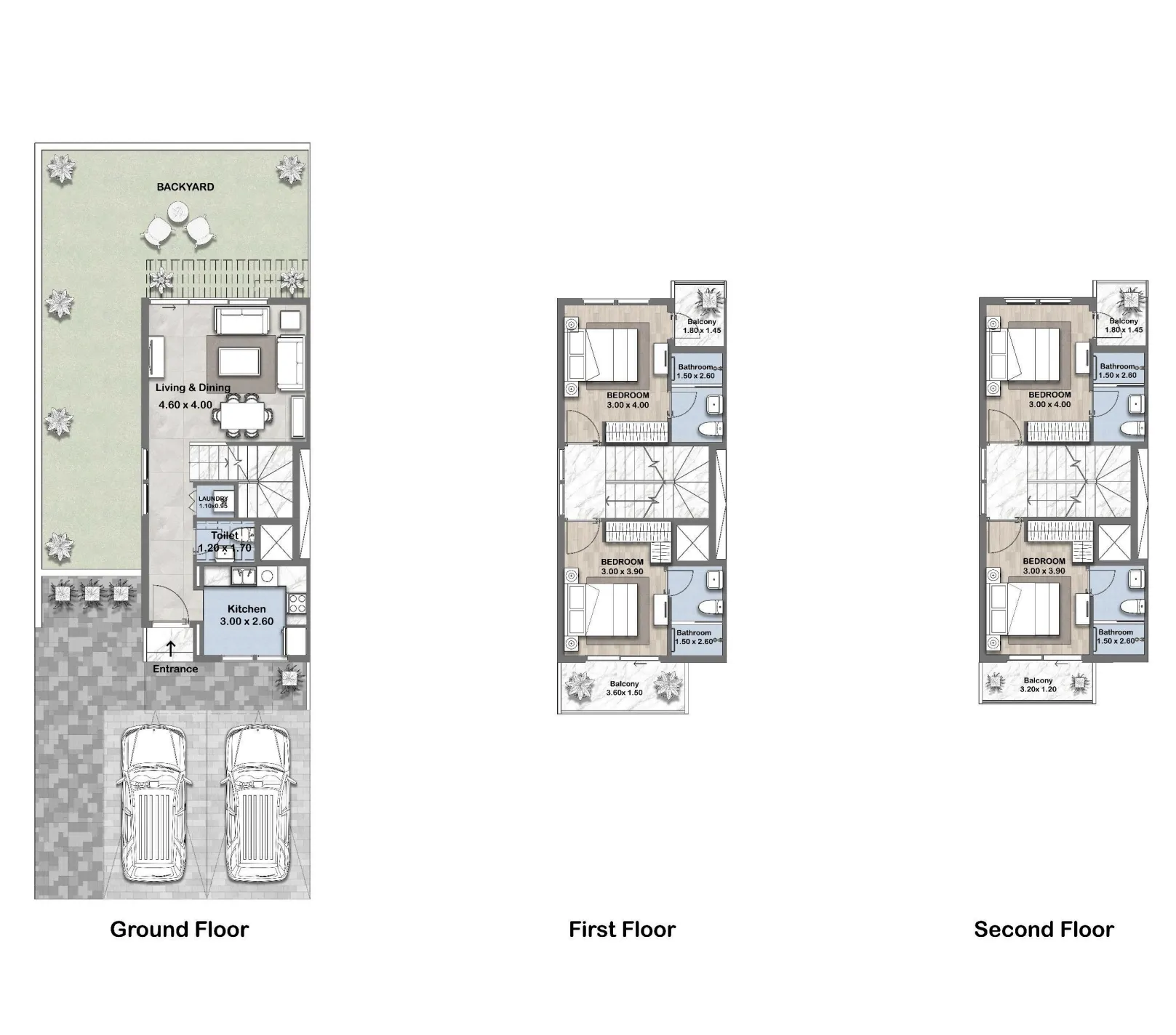 Reportage Hills — планировка FOUR BEDROOM TYPE A
