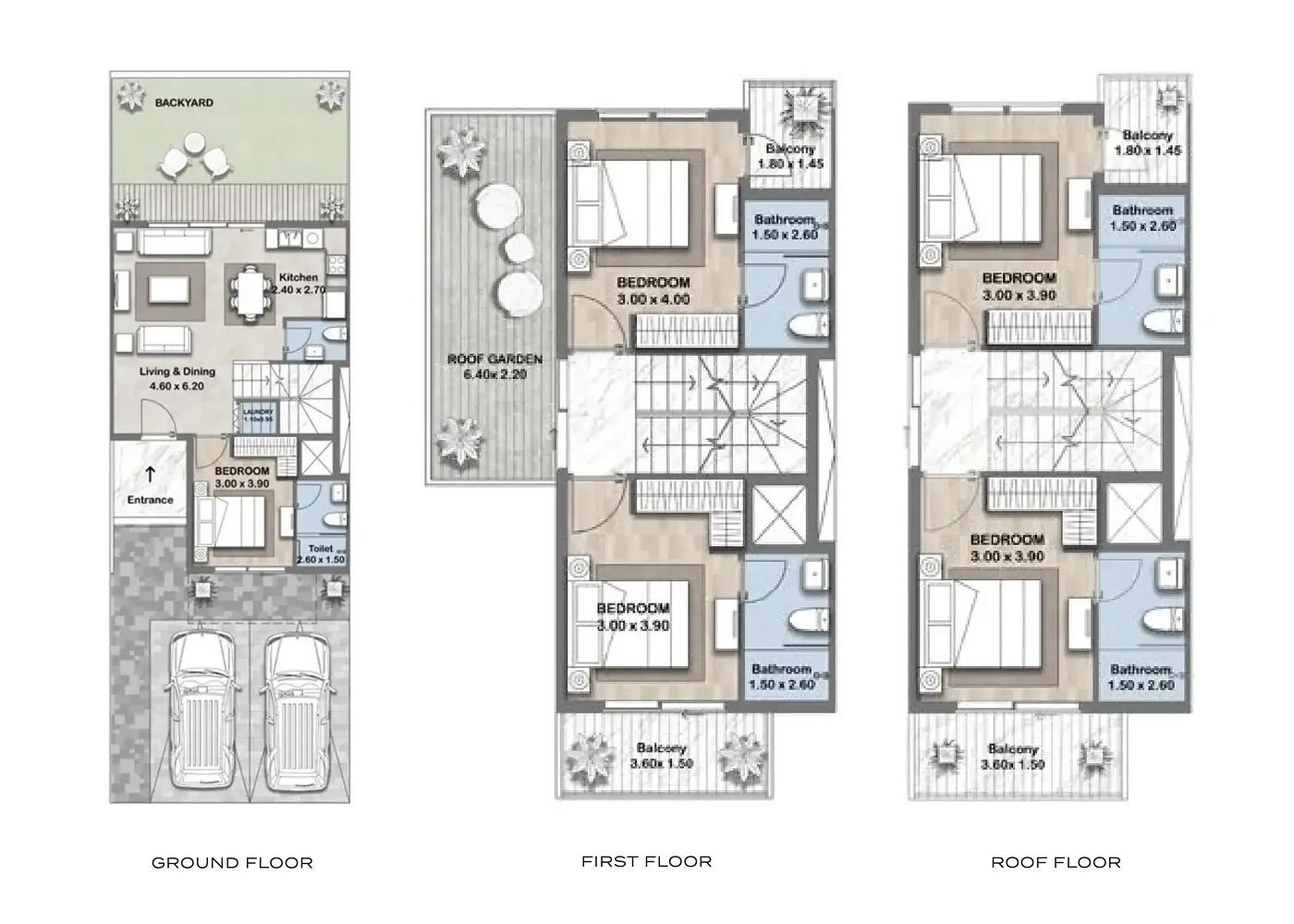 Reportage Hills — планировка 5 BR Type BO