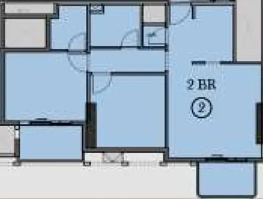 Seslia Tower — планировка 2 BR Type B