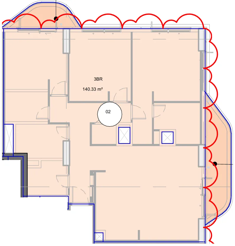 Takaya — планировка 3BR Type 02