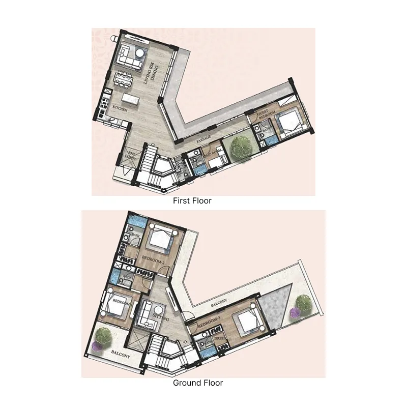 Terva Homes — планировка 4.5 BR Type3