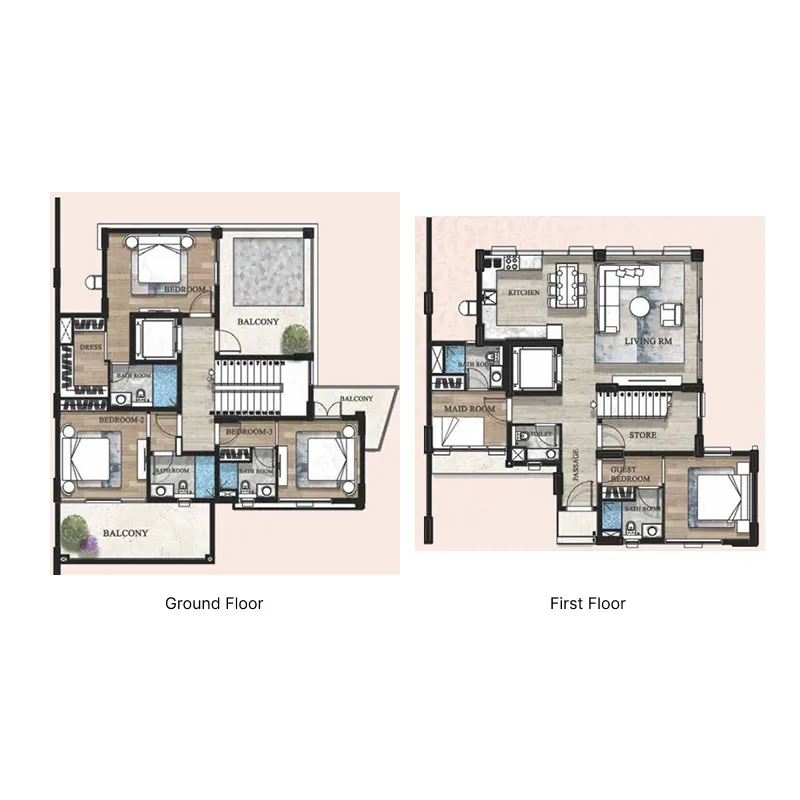 Terva Homes — планировка 4.5 BR Typical Unit