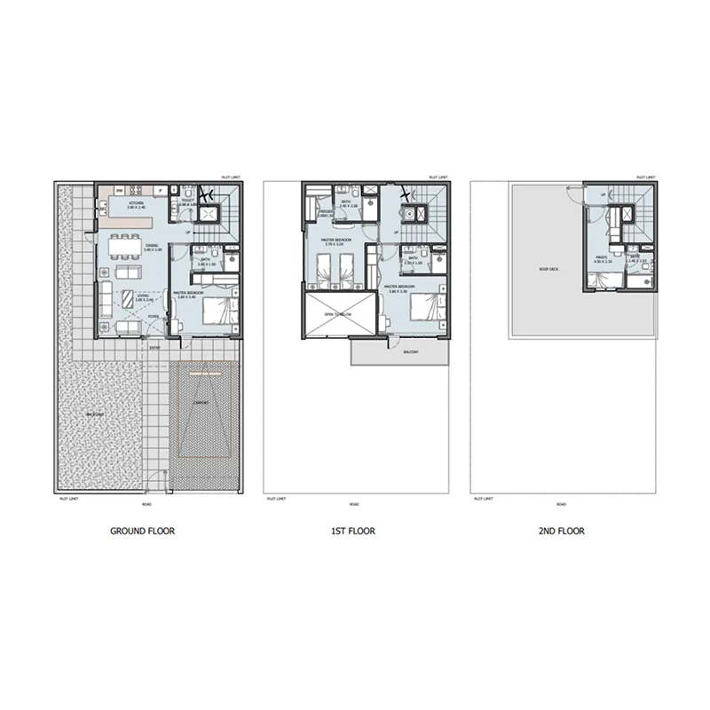 Verdana VI — планировка 3BR TH TypeA