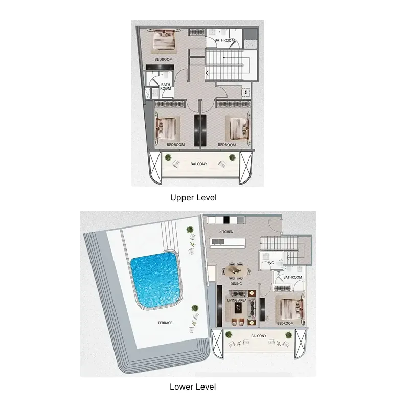 Vision Iconic — планировка 4 BR Type A