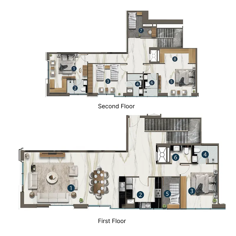 Aeternitas — планировка 4 BR Type D