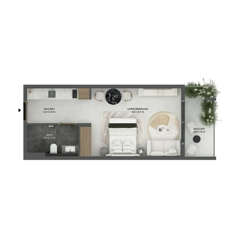 Cavendish Square — планировка Studio1
