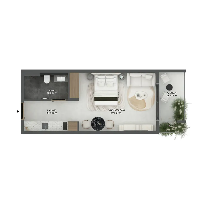 Cavendish Square — планировка Studio2