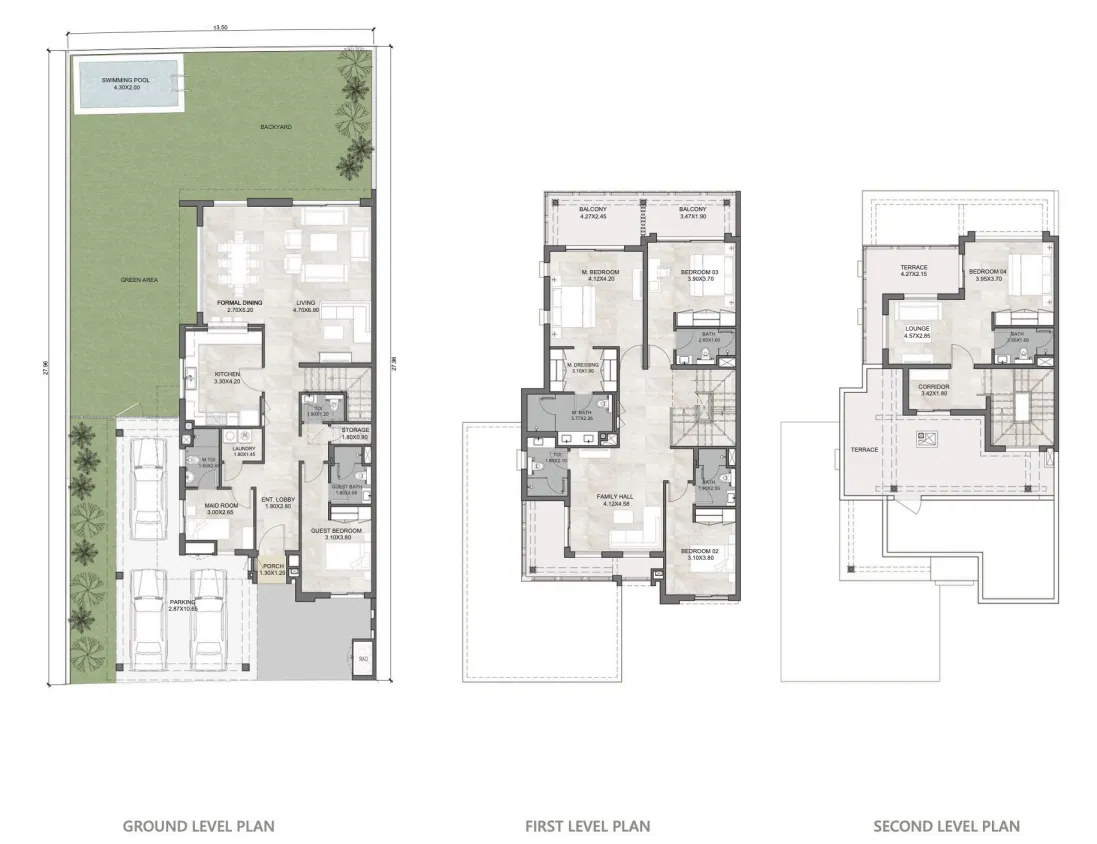 Hayat 6 — планировка 5 BR Type Semi Detached