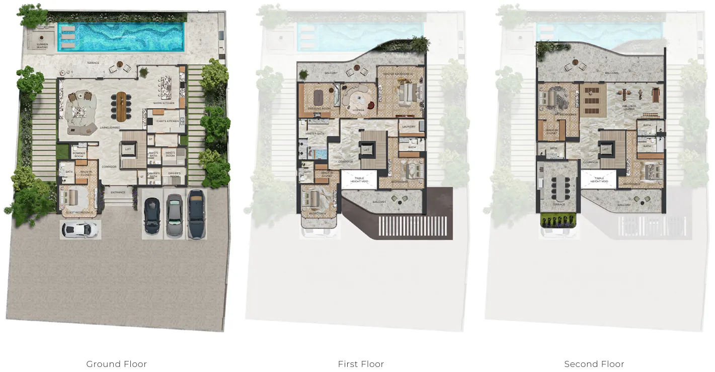 Knightsbridge Phase 2 — планировка 6 BR Type A