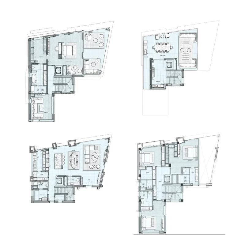 LIV Waterside — планировка 4 BR Mansion