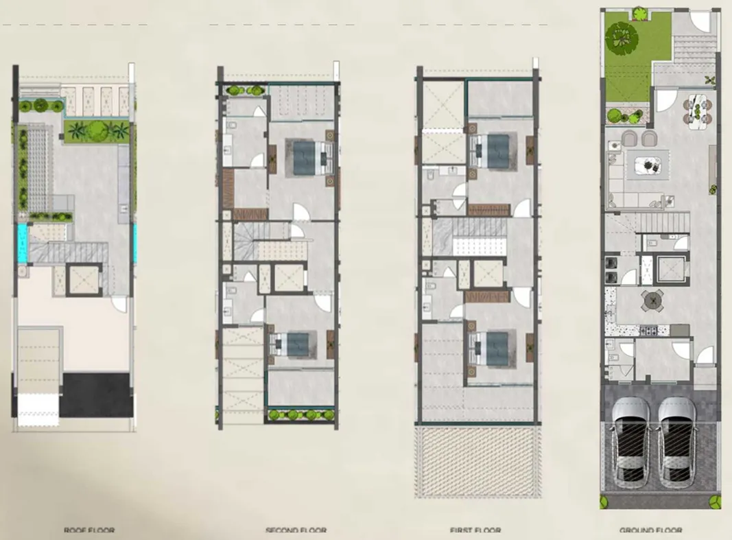 Veranda Collection 1 — планировка 4 BR Type A