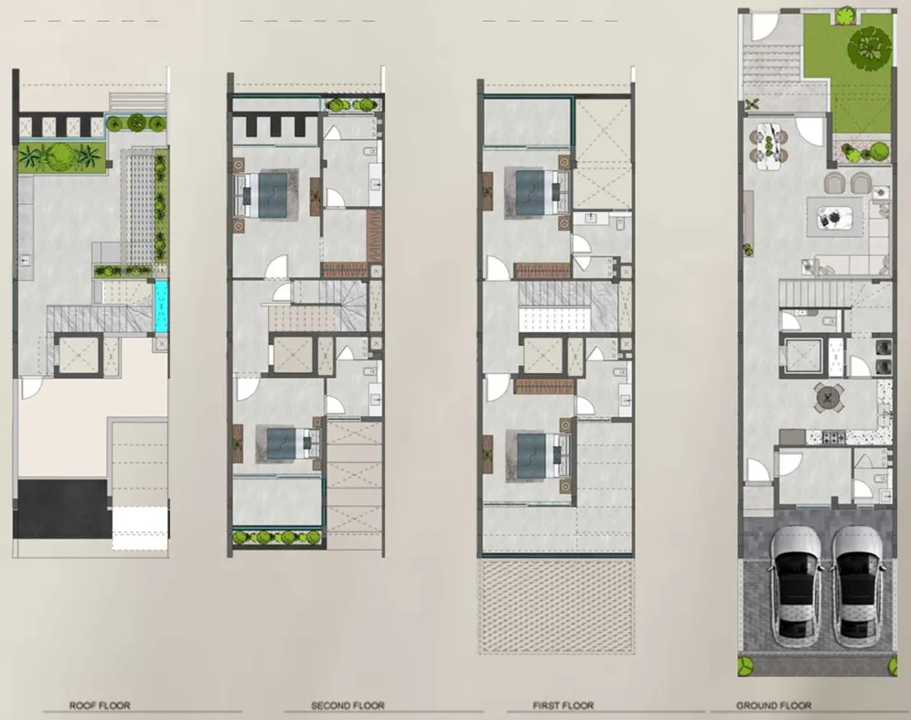 Veranda Collection 1 — планировка 4 BR Type E