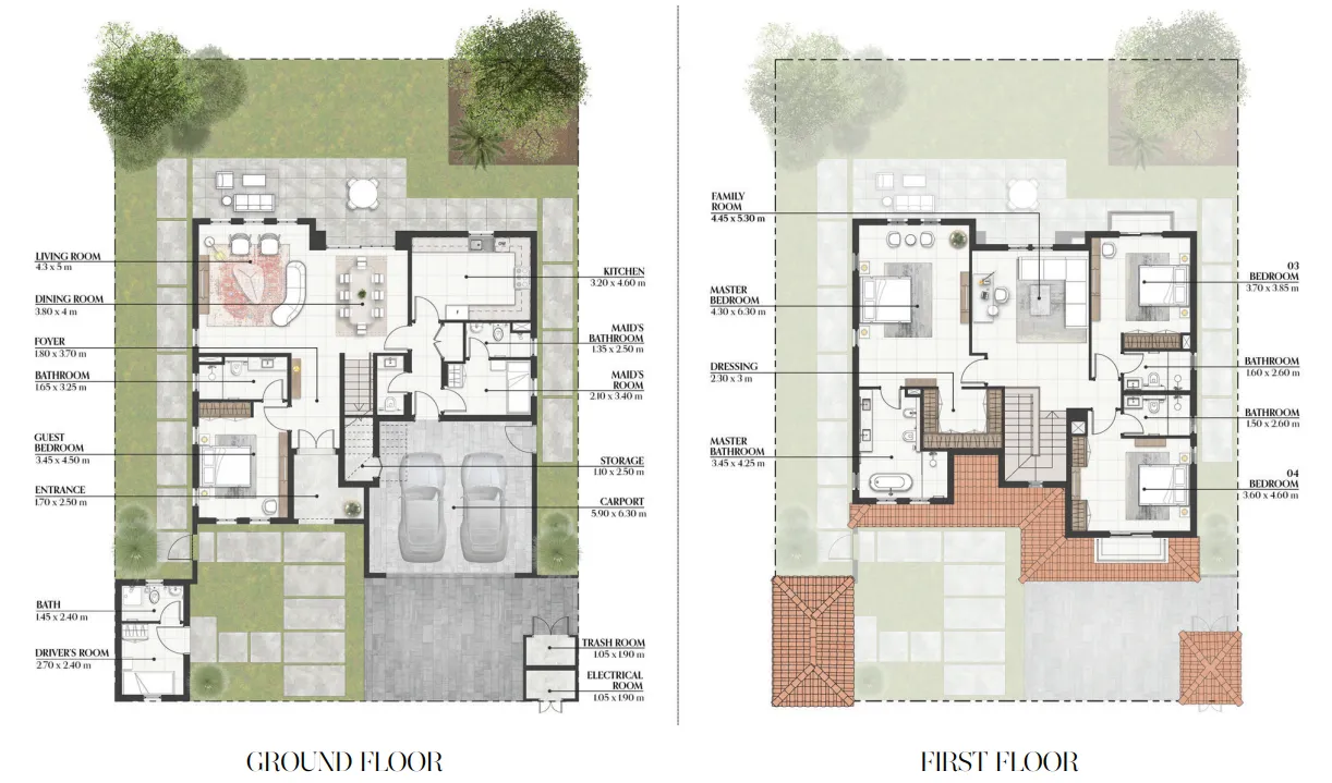 Bloom Living Seville — планировка 4 BR Type A