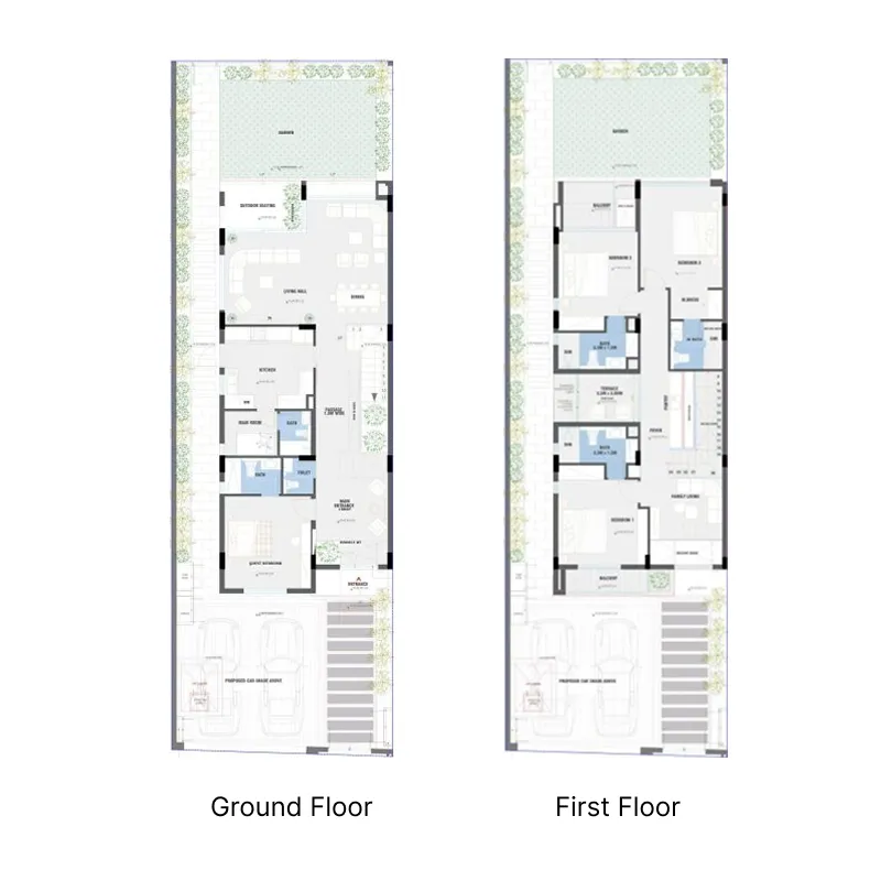 Camelia Villas — планировка Frame 853