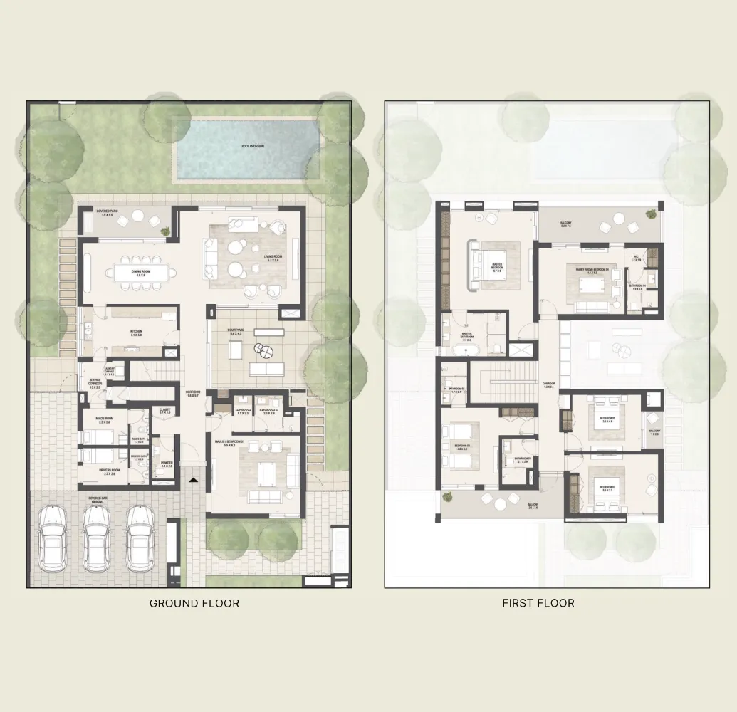 Fay Valley — планировка 6BR Villa