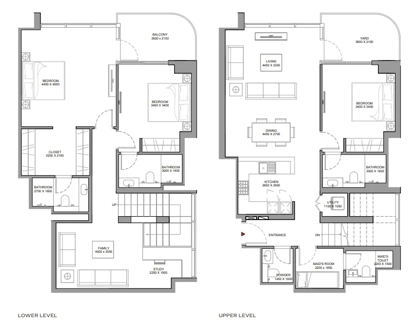 Florine Beach Residences — планировка 3 BR Type C
