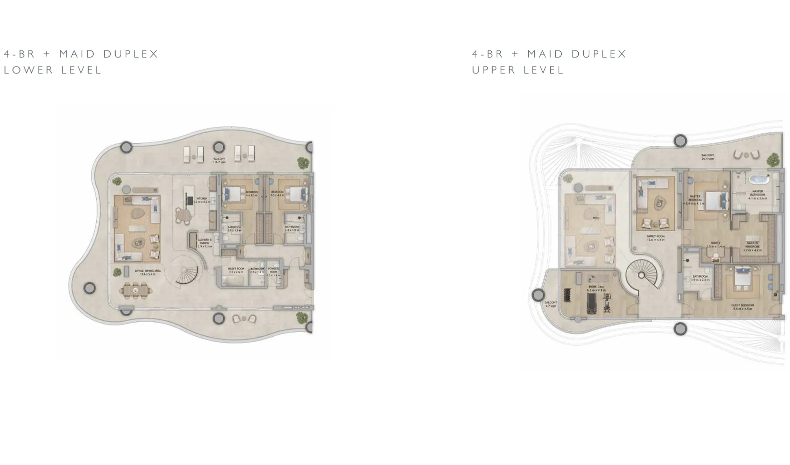 Mamsha Palm — планировка 4.5br dup
