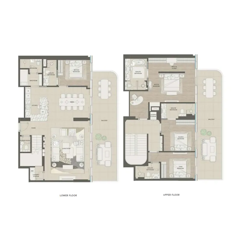 Mondrian Phases 1 and 2 — планировка 4br Pent