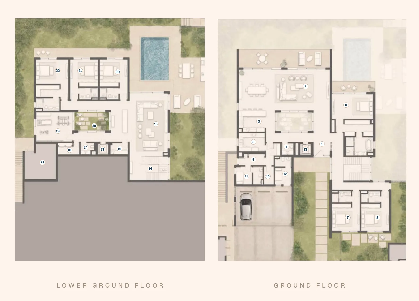 Y Views at Bayn — планировка 6 BR Type SD